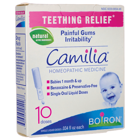 Boiron Camilia Teething Relief 10 Doses (Best Teething Relief For Infants)