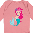 thumbnail image 4 of Inktastic Mermaid Girls Long Sleeve Baby Bodysuit, 4 of 5