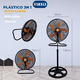 thumbnail image 2 of Ventilador Trakki Shops 18 3en1 Turbo V18312 Pedestal Piso Xtellar negro, 2 of 3