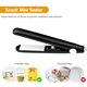 thumbnail image 4 of Mini sellador de bolsas, sellador de alimentos al vacío con calefacción eléctrica de mano (negro, blanco, EE. UU.) Likrtyny Libre de BPA, 4 of 7