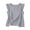 c01Gray, variant on JGGSPWM (S-5XL) Plus Size Summer Tops for Women Casual Solid Ruffle Cap Sleeve Round Neck Casual Blouse Shirts Trendy Going Out Tunics Black S