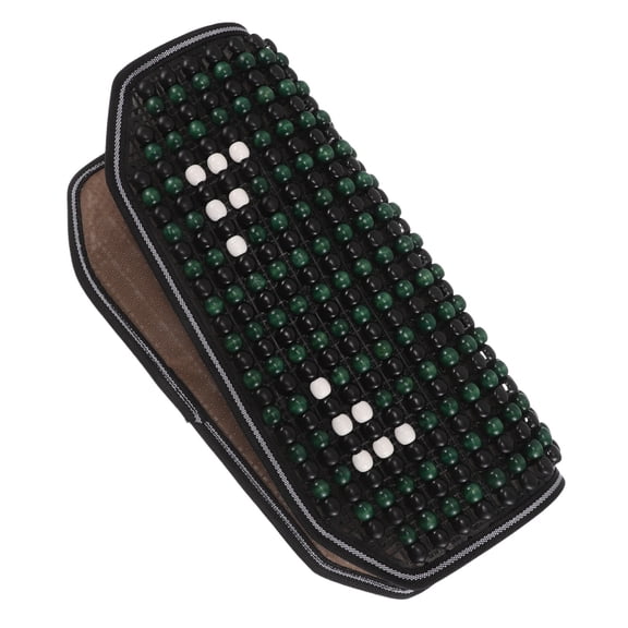 COMPUKAS Ergonomic Beaded Car Seat Cushion Wooden Breathable Anti Slip