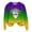 White, variant on EHQJNJ Christmas Sweatshirts for Women Black Women's Carnival Casual Colorful Printed Round Neck Long Sleeve Sweatshirt Top Oversized Sweatshirts for Women Loose Fit