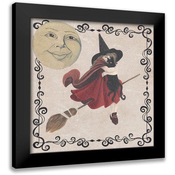 Popp, Grace 12x12 Black Modern Framed Museum Art Print Titled - Vintage Halloween Collection G