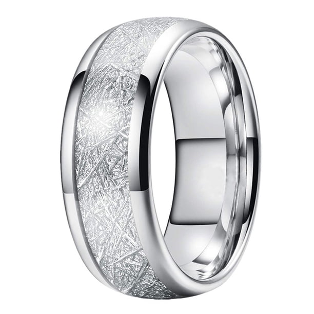 Anillo de suministro de acero inoxidable Sonducket joyería de piedra decoración de moda para hombre Plateado 12#