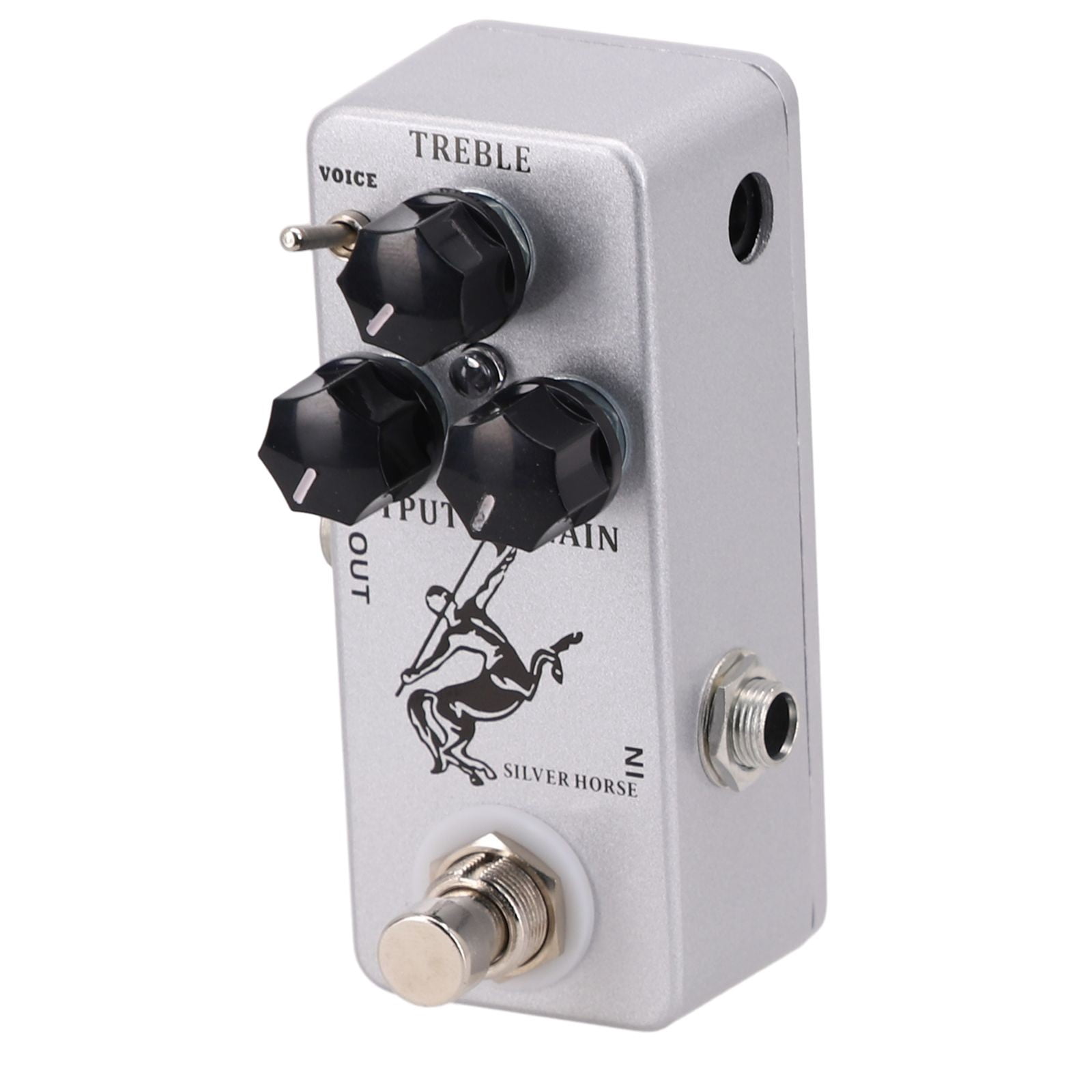 for MOSKY Silver Horse Guitar Effect Pedal Overdrive for Boost Effect Bypass Metal Shell