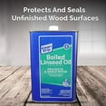 thumbnail image 3 of Klean Strip Boiled Linseed Oil Wood Finish, 3 of 7
