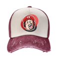 thumbnail image 4 of Fgteev Baseball Caps Vintage Washed Cotton Baseball Cap, Adjustable Dad Hat For Men & Women, Casual Outdoor Sports Cap, 4 of 9