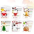 thumbnail image 6 of 24pcs Christmas Face Stickers Set, Creative Holiday Decals for Home, Car, Shop Decoration, 6 Unique Styles, 4 Pieces Each, 6 of 7