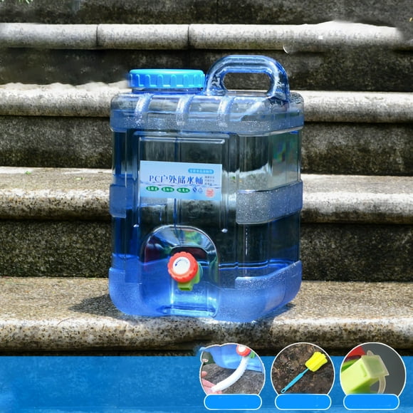 Tanque de agua de almacenamiento para PC, cubo de agua pura para PC, portador de agua portátil, cubo de almacenamiento de agua de plástico, características de vanguardia