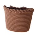 thumbnail image 2 of Lipstore Kids Bike Basket Bike Pannier Decoration Portable Cargo Rack Cycling Storage brown, 2 of 8
