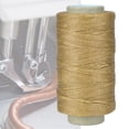 thumbnail image 3 of 250 Meters 150D Leather Crafts Flat Sewing Thread Hand Stitching Waxed Thread (Natural Color), 3 of 9