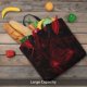 thumbnail image 5 of Balery Red Gothic Skeleton Throne Bolsa de Mano para Mujeres con Cremallera, Bolsa de Gimnasio con Compartimentos, Bolsa para Laptop, Bolsa para Trabajo, 5 of 7