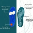 thumbnail image 6 of VALSOLE Plantar Fasciitis Arch Support Insoles for Women Men, Comfort Running Athletic Gel Orthotics Inserts, Metatarsalgia Insoles for Arch Pain, Heel Spurs, Flat Feet Foot, OverPronation, 6 of 6