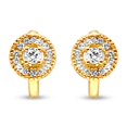 thumbnail image 2 of Diamaison 3/8 Cttw Natural White Diamond Fashion Earrings for Adult in 10Ky Gold, 2 of 5