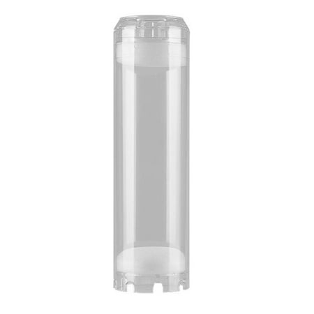 

10-Inch Reusable Empty Clear Cartridge Water Filter Housing Various Media Refillable