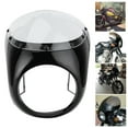 thumbnail image 1 of Aramox Windshield Fairing, 7in Headlight Fairing Wind Deflector Windshield ABS Universal For Motorcycle, 1 of 8