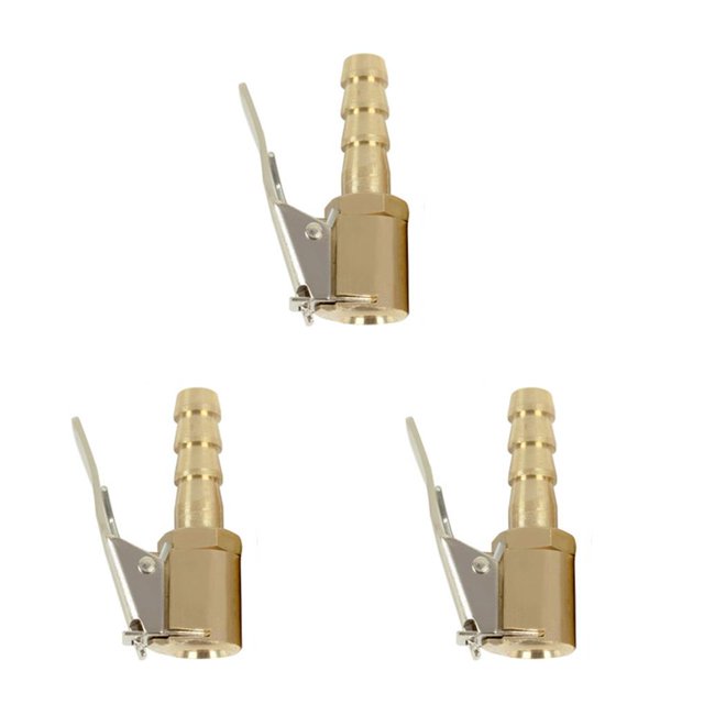Scienceny Boquilla de inflado de neumáticos, boquilla de bomba de aire, adaptador de Clip de estilo de coche, varilla de extensión, compresor, Type1 NO1