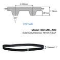 thumbnail image 2 of 302-MXL-100 Timing Belt 378 Teeth Closed Loop Pulley Timing Belt 30.2" Length x 1" Width, 2 of 4