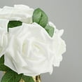 Efavormart 24 Roses | 5" Artificial Foam Rose With Stem And Leaves for ...