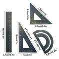 thumbnail image 4 of LHNFT Student Geometry Math Set, Drawing Compass and Triangular Ruler Set of 4, Office School Supplies, 4 of 6