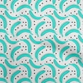 thumbnail image 1 of oneOone Cotton Silk Teal Green Fabric Fruits Pineapple Diy Clothing Quilting Fabric Print Fabric By Yard 42 Inch Wide, 1 of 4