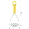 thumbnail image 6 of Yesbay Potato Masher Uniform Mesh Labor-saving Polypropylene Press-on Style Potato Ricer Puree Kitchen Tool for Home, 6 of 8