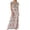 01-Beige, variant on Women's Boho Floral Wrap Maxi Dress, V Neck Ruffle Sleeve Split Long Dress, Tie Waist Casual Vacation Beach Party Dress for Women 02-Blue XXL