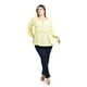 thumbnail image 5 of Blusa con detalle de borlas Roman Fashion /Tallas Extras, 004 (Amarillo) amarillo 38, 5 of 6