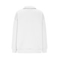 thumbnail image 3 of Plebaso Women's Collared V Neck Sweatshirts Oversized Casual Long Sleeve Womens Loose Pullover Shirts, 3 of 7