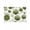 Green, variant on Pink Marble Sun Shade Sail 6.5'x10' Rectangle Outdoor Shade Canopy, Gold White Geometric Hexagon Modern Porch Shades Outdoor Sun Blocking Screen, Sunshade Cloth Covers for Patio/Deck/Garden