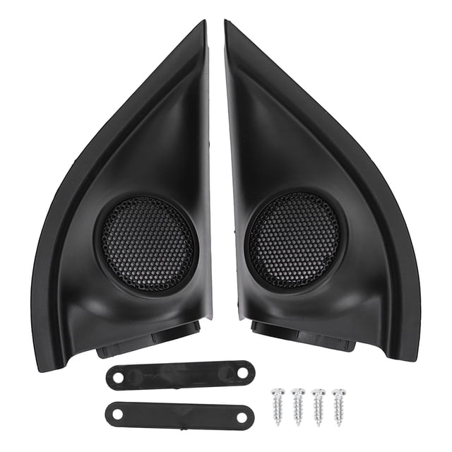 Panel de Altavoces, Tweeter de Pilar de la Puerta Cubre El Desgaste de 2 Piezas Sólidas para Adaptaciones para el Automóbal