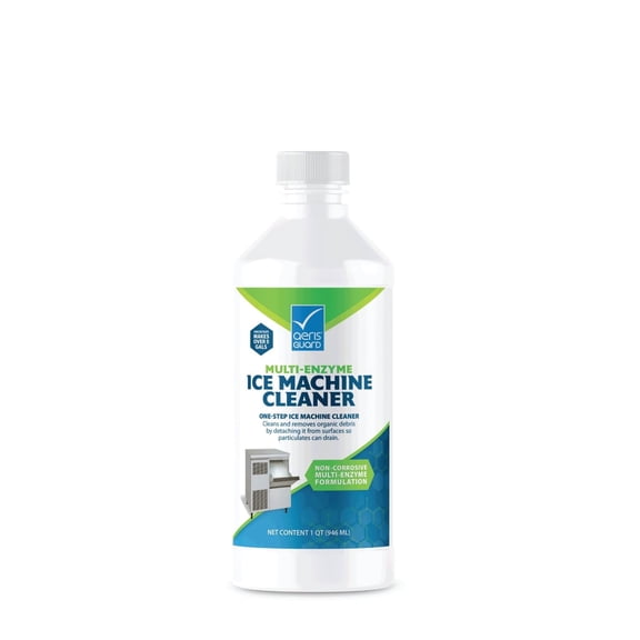 AerisGuard Multi-Enzyme Ice Machine Cleaner 1 Qt | One-Step Concentrate | Makes 12  Gallons