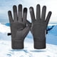 thumbnail image 2 of Guantes de invierno, guantes cálidos, modernos, resistentes al viento, con pantalla táctil, cómodos para desplazamientos. Gris Profundo Grande, 2 of 8
