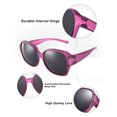 thumbnail image 3 of TINHAO Polarized Sunglasses Fit Over Glasses, Oversized Butterfly Sunglasses Over Glasses for Women UV Protection, 3 of 8