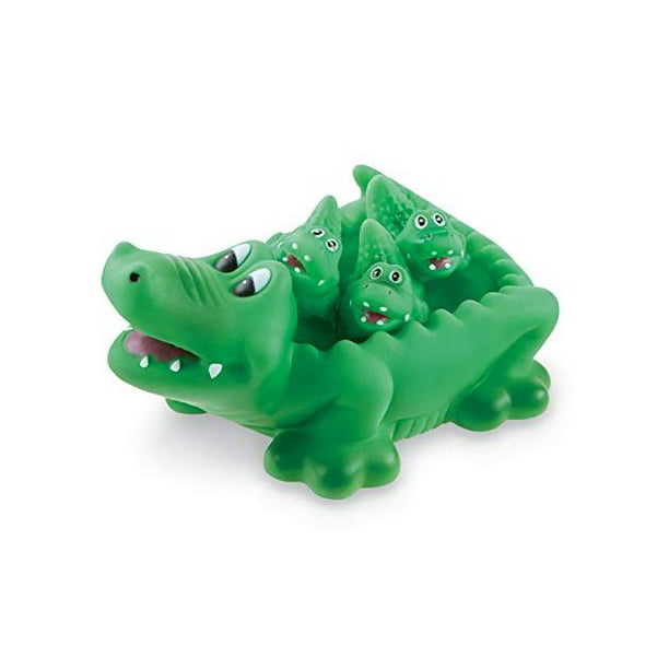 D Bath Toys For Kids Family Set, Alligator In The Bathtub Book