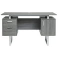 thumbnail image 1 of Techni Mobili Bureau de bureau Moderne à 3 Tiroirs et Classeur Vertical, Gris, 1 of 5