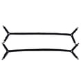 thumbnail image 1 of Correas para sujetar sábanas - Clips entrecruzados ajustables Banda elástica Sábana ajustable Sujetar tirantes Pinzas, 2 piezas / juego Negro, 1 of 5