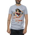 thumbnail image 4 of DC Bombshells Mens Wonder Woman Badge Heather T-Shirt, 4 of 6