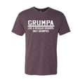thumbnail image 2 of Wild Bobby,Grumpa Like A Regular Grandpa Only Grumpier, Father's Day, Men Premium Tri Blend Tees, Vintage Purple, Medium, 2 of 3