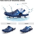 thumbnail image 4 of Sabots pour Hommes Légers Chaussures de Jardin Sabots Respirants Pantoufles de Plage Mules à Enfiler Piscine Plage Cour pour Hommes Chaussures pour Hommes Garçons, 4 of 6