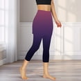 thumbnail image 5 of Endives Women's Yoga Skirted Leggings Athletic Skorts Gym Tennis High Waisted Leggings With Skirts, 5 of 7