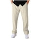 thumbnail image 2 of Pantalones deportivos holgados de poliéster para hombre, de color liso, informales, con cordón y cintura elástica y bolsillos., 2 of 5