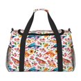 thumbnail image 1 of Balery Flowers Birds And Butterflies Bolsa de Gimnasio para Mujeres, Bolsa de Viaje con Bolsillo Húmedo, Bolsa de Fin de Semana para Mujeres, Bolsa de Viaje Resistente al Agua, 1 of 7