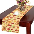 thumbnail image 2 of MYPOP Happy Thanksgiving Day Table Runner Home Decor 14x72 Inch,Turkey Pumpkin Apple Fruit Table Cloth Runner for Wedding Party Banquet Decoration, 2 of 6