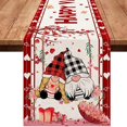 thumbnail image 4 of Dsscvnef Table Rétro Décoration Ensemble de la Saint-Valentin Drapeau en Lin de Table Isolée pour Réunions Familiales Décoration de Table de Cuisine Intérieur Extérieur, 4 of 8