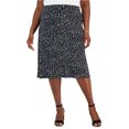 thumbnail image 1 of Kasper Jupe Midi à Pois pour Femmes, Multicolore, Grande Taille, 4X, 1 of 1