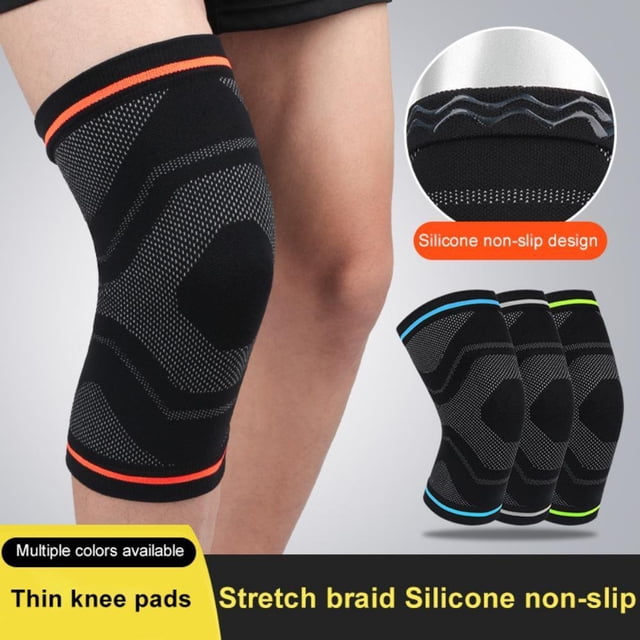 Clearance 1pc Knee Pad Sleeve Thermal Knitted Compression Leg Knee Support Running Jogging Football Knee Bandage Safety Protector