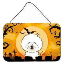 Carolines Treasures BB1775DS812 Halloween Bichon Frise Wall and Door Hanging Prints