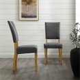 thumbnail image 3 of Pemberly Row Dining Chair in Charcoal (Set of 2), 3 of 4
